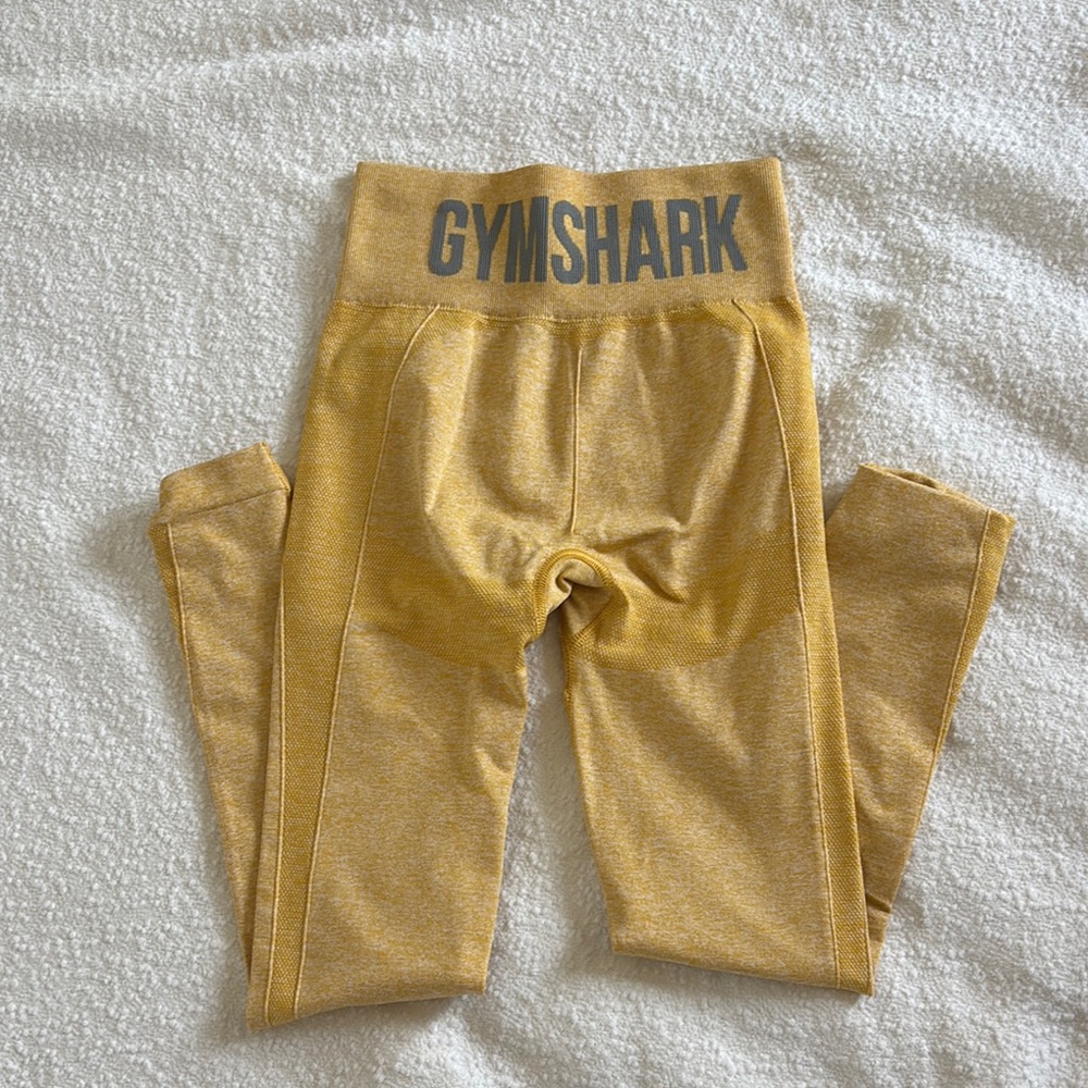 Gymshark Yellow High-Waisted Leggings